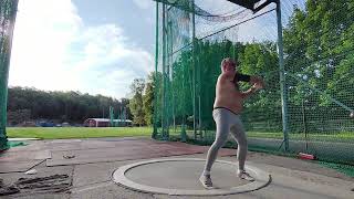 Hammer Throw Relaxed amp Slowly start Master Athletics M60 242024 [upl. by Dorsey774]