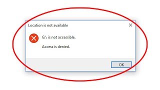 Fix Location is not availableAccess is denied error in Windows 1087 [upl. by Naj]