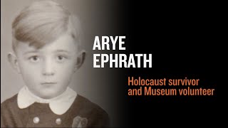 Eyewitness to History Holocaust Survivor Arye Ephrath [upl. by Auqinat399]