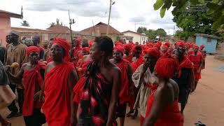 Akrofu women with Bame Asafo Group [upl. by Yarvis]