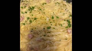 My recipe for tagliatelle carbonara [upl. by Rhodie]