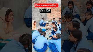 home science practical class 10th 📚🌎❤️ shorts shortvideo shortsfeed motivation youtubeshorts [upl. by Town]