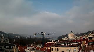 20241108 Prague 4K timelapse [upl. by Laehplar]