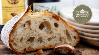 Das BESTE italienische BROT einfach selber backen  grosse Poren amp krosse Kruste  SO GELINGT ES [upl. by Lanoil764]