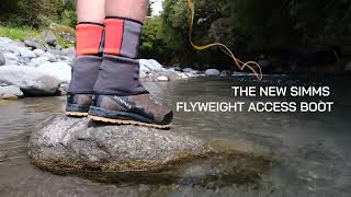 The New Simms Flyweight Access Lightweight Wading Boot [upl. by Ardnekal]