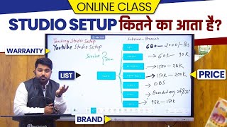 Teaching Studio Setup Cost कितना खर्चा आएगाStudio Setup for Educational Videos IDigitalBoardPrice [upl. by Dorej]