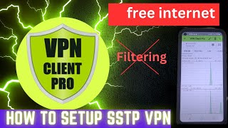 Android SSTP VPN setup  Connect Vpn client pro sstp [upl. by Noizneb285]