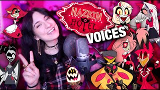 Hazbin Hotel VOICE IMPRESSIONS [upl. by Seedman]