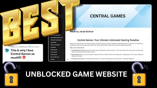 Best Unblocked Games Website 2024 [upl. by Emelen788]