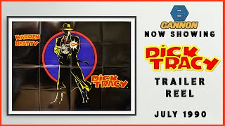 DICK TRACY July 1990 Cannon Cinema Trailer Reel  Home Cinema [upl. by Kluge]