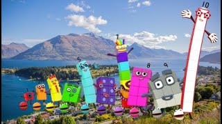 Numberblocks ASMR  Looking For Numberblocks Alphablocks in Rainbow Waterfall supreme Bafflling [upl. by Faulkner]