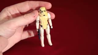 Vintage 1977 STORMTROOPER Kenner Toys Star Wars collection Action Figure Review HD [upl. by Sievert]