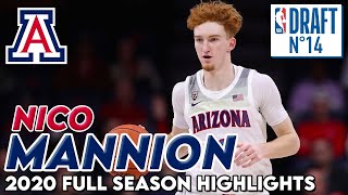 NICO MANNION HIGHLIGHTS 20192020 SEASON ARIZONA  Top Prospect NBA Draft 4760 [upl. by Meadows]