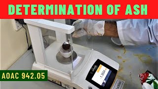 Determination of Ash Content Total MineralsA Complete Procedure AOAC 94205 [upl. by Gainer888]