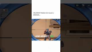 Valorant Mobile Aim Assist Is Broken [upl. by Nnaeoj]