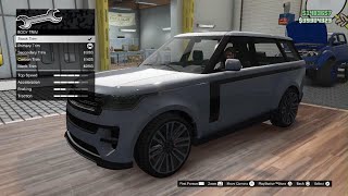 GTA ONLINE GALLIVANTER BALLER STD RANGE ROVER L460 CUSTOMIZATION AND TEST DRIVE [upl. by Annavaj74]