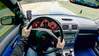 2007 Subaru WRX STI  POV Test Drive Binaural Audio [upl. by Tal]