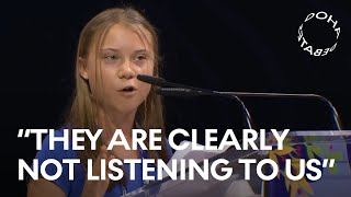 Greta Thunbergs Full Keynote Speech at Youth4Climate PreCOP26  Doha Debates [upl. by Notlef]