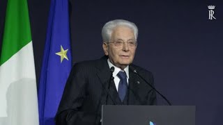 Mattarella quotI poteri dello Stato non sono fortilizi contrappostiquot [upl. by Burk466]