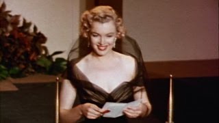 Marilyn Monroe Presents Sound Recording 1951 Oscars [upl. by Alejna]