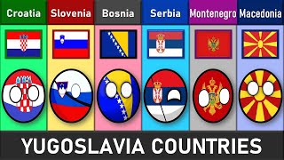 Croatia vs Slovenia vs Bosnia vs Serbia vs Montenegro vs North Macedonia  Country Comparison [upl. by Molohs]