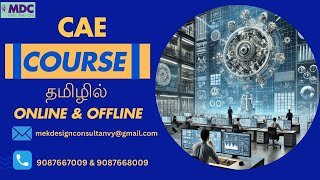 CAE Course for Mechanical Engineering cae course tamil  Dr N V Dhandapani [upl. by Farika]