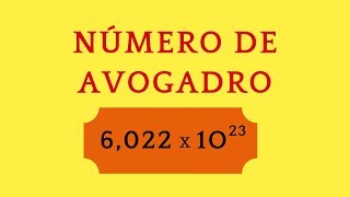 Número de Avogadro [upl. by Klockau]