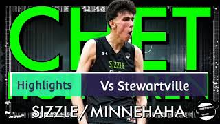 Chet Holmgren Highlights vs Stewartville Feb 15 2021 [upl. by Assilav354]