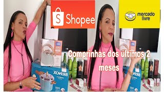 COMPRINHAS DOS ÚLTIMOS 2 MESES SHOPEE MERCADOLIVRE E MAIS [upl. by Nnylsaj594]