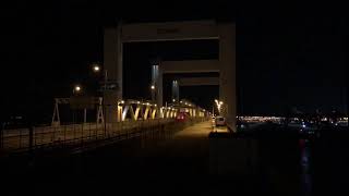 Test run with freight trains on the Botlek bridge the Netherlands [upl. by Arabela]