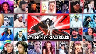 Blackbeard Vs Rayleigh One Piece Episode 1088 Reaction Mashup [upl. by Akeemaj474]