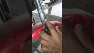 TVS RTR bike shocker leakage emergency hold short [upl. by Lette129]