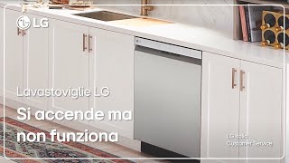 Lavastoviglie LG  Risoluzione problemi  Si accende ma non funziona [upl. by Harlamert191]