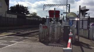 Watlington Station Level Crossing Norfolk Sunday 02092017 [upl. by Debby]