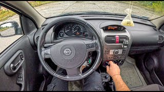 2005 Opel Corsa C 12 80 hp 0100 POV Test Drive 2139 Joe Black [upl. by Lilaj]