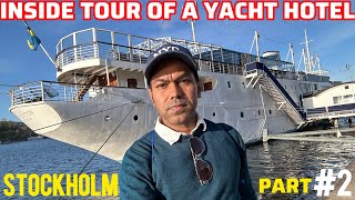 Explore STOCKHOLMS Yacht Hotel travel youtube stockholm sweden europe yacht india [upl. by Tullusus522]