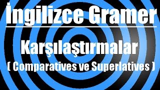 İngilizcede karşılaştırmalar  Comparatives ve Superlatives [upl. by Cordle503]