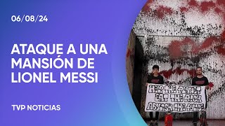 Vandalizaron la casa de Messi en Ibiza a modo de protesta [upl. by Animehliw]