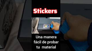 Haciendo pruebas en vinil sublimable autoadherible para stickers  ✅✅✅siguemepersonalizayaprenders [upl. by Derdle]