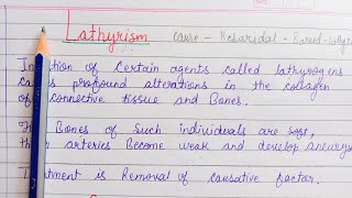 Lathyrism Metabolic bone disease [upl. by Narton]