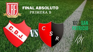 FINAL ABSOLUTO LRF  PRIMERA B  Dep Josefina vs Sp Roca [upl. by Imuyam]