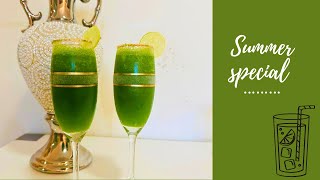 Summer Special Drink  Mint Lemonade Recipe  Refreshing Mint Margarita [upl. by Airdnax]