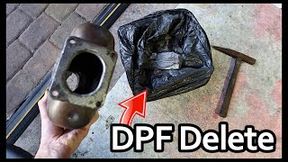 How To Gut amp Remove A DPF The Easy Way [upl. by Assilram609]