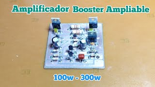 Amplificador Ampliable En Potencia 100W a 300W [upl. by Luttrell]