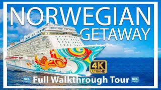 Norwegian Getaway  Full Walkthrough Ship Tour  NEW TOUR 2022  Full HD Quality [upl. by Schreibe]