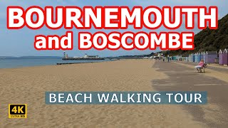 BOURNEMOUTH  BOSCOMBE  4K  Dorset England  Beaches [upl. by Rue]