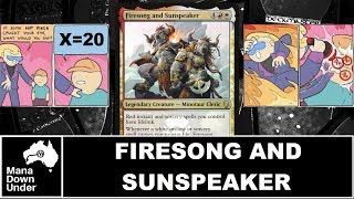 MTG Commander Deck Idea  Firesong and Sunspeaker [upl. by Anelim]