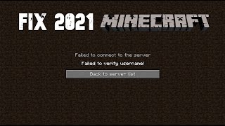 How to fix quotFailed to verify usernamequot error in Minecraft TLauncher Multiplayer Aternos Server [upl. by Tillion]