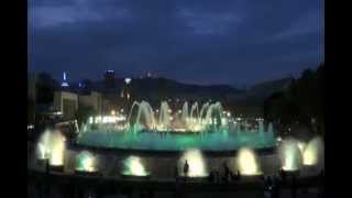 Concierto de Aranjuez Adagio 2nd movement and Font MagicaMagic Fountain Barcelona [upl. by Nnaeirrac]