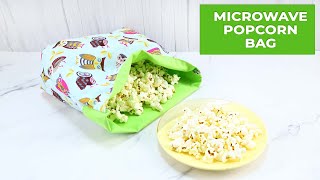 How to make a Reusable Microwave Popcorn Bag [upl. by Ellenid]